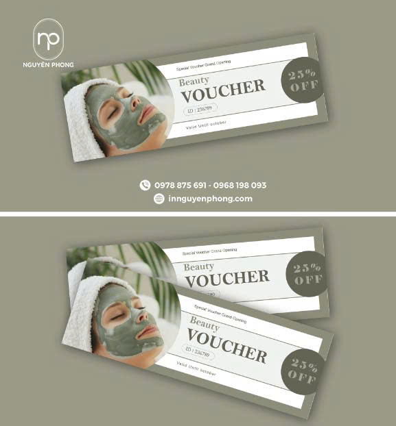 In voucher spa chuyên nghiệp tại Nguyên Phong 